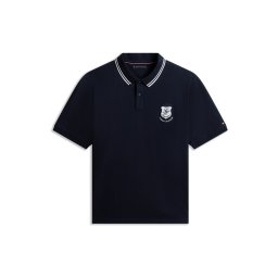Tommy Hilfiger Big & Tall Tricou bleumarin / alb
