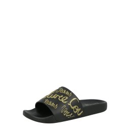 Versace Jeans Couture Saboți 'SHELLY' auriu / negru