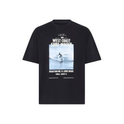 BLEND Tricou ' BHKyros' albastru / albastru deschis / negru / alb