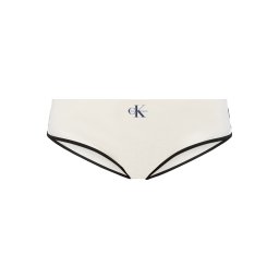 Calvin Klein Swimwear Slip costum de baie negru / alb murdar