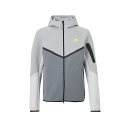 Nike Sportswear Hanorac 'TECH FLEECE' gri / gri închis / negru