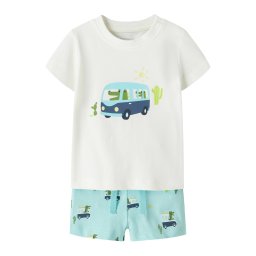 NAME IT Set 'NBMFARTIL' albastru marin / albastru aqua / alb