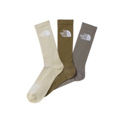 THE NORTH FACE Șosete sport 'Multi Sport Cush' nisipiu / gri piatră / oliv / alb