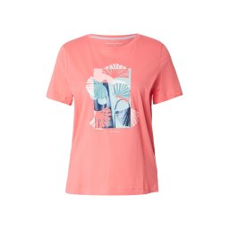 TOM TAILOR Tricou bleumarin / albastru deschis / roz / alb