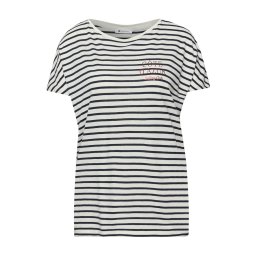 STREET ONE Tricou bleumarin / roșu / alb