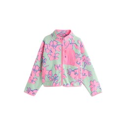 Next Jachetă fleece verde mentă / roz pal