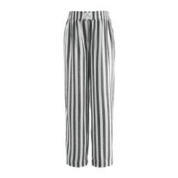 Next Pantaloni gri închis / alb