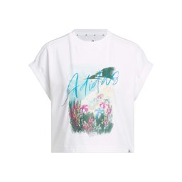 ADIDAS SPORTSWEAR Tricou funcțional 'Summer Romance' azur / verde închis / mov orhidee / alb