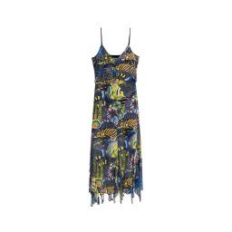 Desigual Rochie 'By mr. christian lacroix' albastru / galben / negru / alb