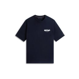 Tommy Hilfiger Big & Tall Tricou bleumarin / albastru deschis / verde / alb