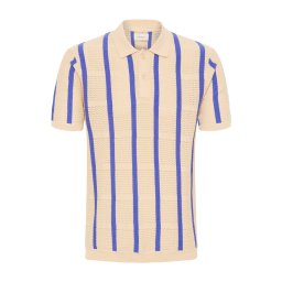 BLEND Tricou ' BHDarin' bej / albastru