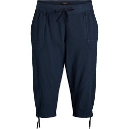 Zizzi Pantaloni 'Jeasy' bleumarin