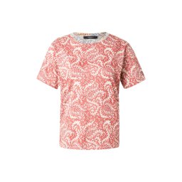 Weekend Max Mara Tricou 'BUSSOLA' maro cămilă / albastru deschis / roșu / alb