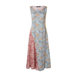 Weekend Max Mara Rochie 'PAUSA' albastru deschis / maro pueblo / roșu / alb
