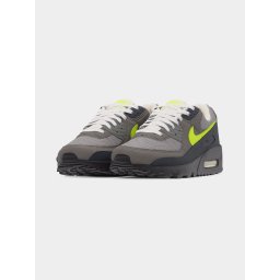 Nike Sportswear Sneaker low 'Air Max 90' gri / gri închis / verde deschis