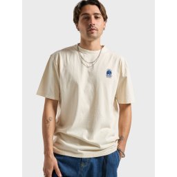 Trendsplant Tricou ' LA PLAZA ' alb murdar