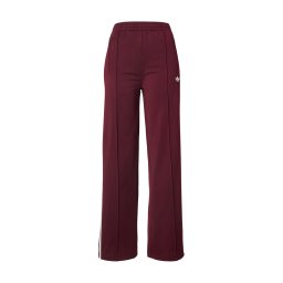 ADIDAS ORIGINALS Pantaloni 'Firebird' roșu burgundy / alb