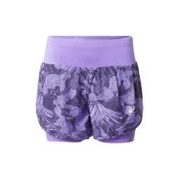 ASICS Pantaloni sport 'ROAD' bleumarin / mov deschis