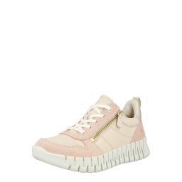 ECCO Sneaker low 'GRUUV' bej / culoarea pielii / argintiu