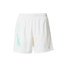 ASICS Pantaloni sport verde măr / alb