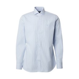 Hackett London Cămașă albastru pastel / alb