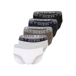 GUESS Slip albastru închis / gri deschis / negru / alb