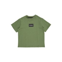 Karl Lagerfeld Tricou verde kiwi / negru / alb