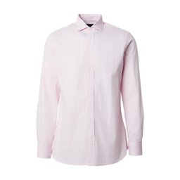 Hackett London Cămașă roz deschis / alb