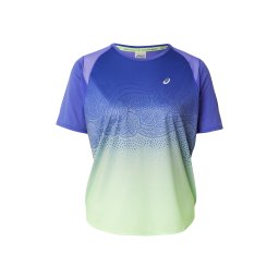 ASICS Tricou funcțional 'ROAD FADE' turcoaz / safir / albastru închis / verde mentă