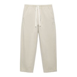 Pull&Bear Pantaloni alb lână
