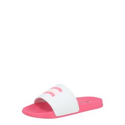 TOMMY HILFIGER Sandale 'DAMIAN' roz pitaya / roz pastel / alb