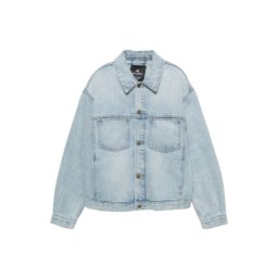 Pull&Bear Geacă de primăvară-toamnă albastru denim
