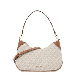 MICHAEL Michael Kors Geantă de umăr ecru / maro coniac