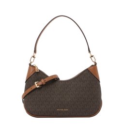 MICHAEL Michael Kors Geantă de umăr maro / maro coniac / negru
