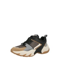 Michael Kors Sneaker low 'CHASE' brocart / maro închis / gri / negru