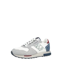 NAPAPIJRI Sneaker low 'VIRTUS' bleumarin / gri deschis / roșu bordeaux / alb