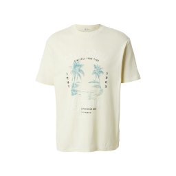 GUESS Tricou 'SUMMER' turcoaz / galben citron / negru / alb