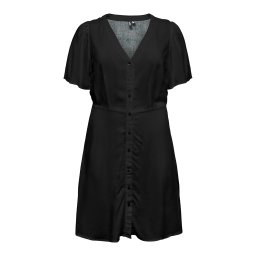 Vero Moda Curve Rochie tip bluză 'VMCALBA' negru