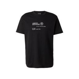 ARMANI EXCHANGE Tricou gri / negru / alb