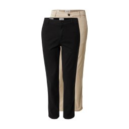 JACK & JONES Pantaloni eleganți galben miere / negru