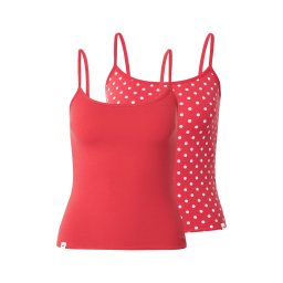 HOLLISTER Top roșu / alb