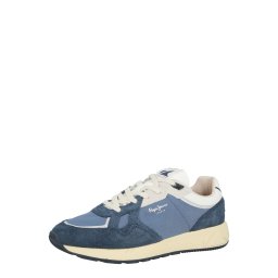 Pepe Jeans Sneaker low 'MARLON' bleumarin / albastru denim / alb