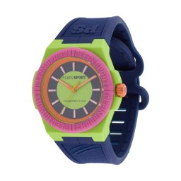 Plein Sport Ceas analogic 'Watch' bleumarin / verde kiwi / portocaliu / magenta