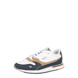 Pepe Jeans Sneaker low 'BEXLEY ROAD' bej închis / bleumarin / alb