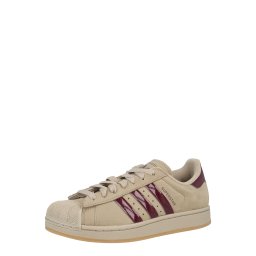 ADIDAS ORIGINALS Sneaker low 'SUPERSTAR II' kaki / roșu burgundy