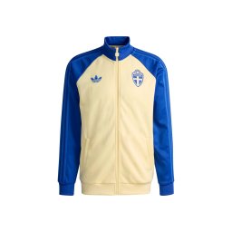 ADIDAS PERFORMANCE Bluză cu fermoar sport 'SVFF' albastru / albastru deschis / galben deschis