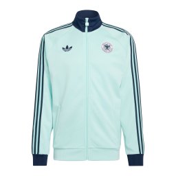 ADIDAS PERFORMANCE Bluză cu fermoar sport 'DFB' turcoaz / albastru închis