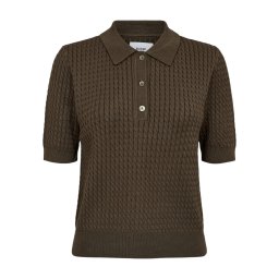 NÜMPH Tricou 'NUALETTE POLO' verde închis