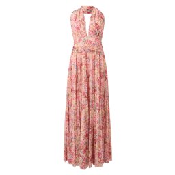 Abercrombie & Fitch Rochie 'Giselle' bej / verde deschis / roz pitaya / roz pal
