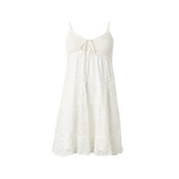 HOLLISTER Rochie alb murdar